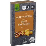 5 PACK of WW Tasty Cheese Cubes & Mini Pretzels 35g