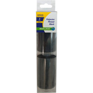 5 PACK of Korbond Polyester Thread Black 500m  2 pack