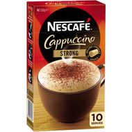 5 PACK of Nescafe Coffee Mixer Sachets Strong Cappucino 10 pack