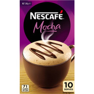 5 PACK of Nescafe Coffee Mixer Sachets Mocha 10 pack