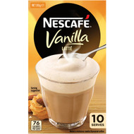 5 PACK of Nescafe Coffee Mixer Sachets Latte Vanilla 10 pack