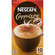 5 PACK of Nescafe Coffee Mixer Sachets Cappuccino 10 pack