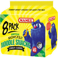 5 PACK of Mamee Noodle Snacks Chicken 8pk 200g