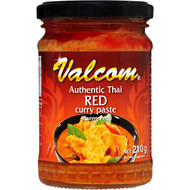 5 PACK of Valcom Paste Thai Red Curry 210g