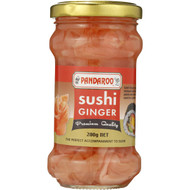5 PACK of Pandaroo Japanese Ginger Sushi 200g