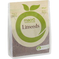 5 PACK of Macro Linseed 500g