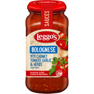 5 PACK of Leggos Pasta Sauce Bolognese With Chunky Tomato Garlic & Herbs 500g