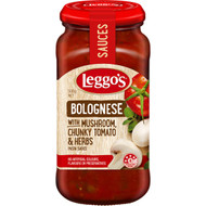 5 PACK of Leggos Pasta Sauce Bolognese Mushroom 500g