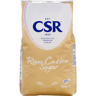 5 PACK of Csr Caster Sugar Raw 750g