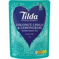 5 PACK of Tilda Microwave Coco Chilli & Lemongrass Rice 250g