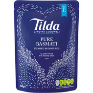 5 PACK of Tilda Microwave Steamed Pure Basmati Rice 250g