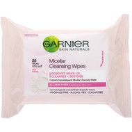 5 PACK of Garnier Micellar Cleansing Wipes For All Skin Types 25 pack
