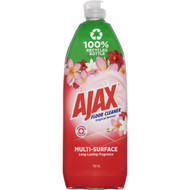 5 PACK of Ajax Divine Blends Floor Cleaner Tropical Breeze Slate 750ml
