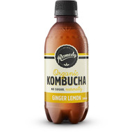 5 PACK of Remedy Ginger Lemon Kombucha 300ml