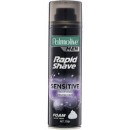 5 PACK of Palmolive Men Rapid Shave Sensitive Foam With Aloe Vera 250g