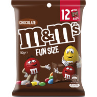 5 PACK of M&m's Chocolate Medium Party Share Bag 12 Piece 162g
