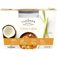5 PACK of La Zuppa Microwave Soup Curry Laksa 420g