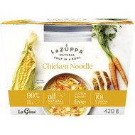 5 PACK of La Zuppa Microwave Soup Chicken Noodle 420g