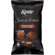 5 PACK of Kettle Bbq Maple Falvoured Chips 150g