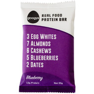 5 PACK of Googys Blueberry Protein Bar 55g