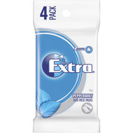 5 PACK of Extra Peppermint Chewing Gum Sugar Free Multipack 4x10 Piece 56g