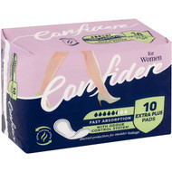 5 PACK of Confidere Incontinence Extra Plus Pads 10 pack