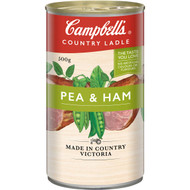 5 PACK of Campbell's Country Ladle Canned Soup Pea & Ham 500g