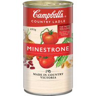 5 PACK of Campbell's Country Ladle Canned Soup Minestrone 495g