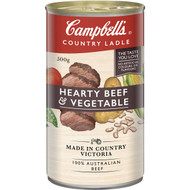 5 PACK of Campbell's Country Ladle Canned Soup Beef & Vegetable 500g
