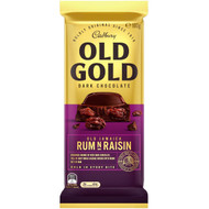 5 PACK of Cadbury Old Gold Dark Chocolate Old Jamaica Rum 'n' Raisin 180g