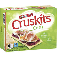 5 PACK of Arnott's Cruskits Corn 97% Fat Free 125g