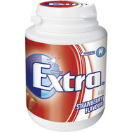 5 PACK of Extra Strawberry Chewing Gum Sugar Free Bottle 64g