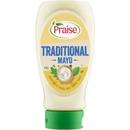 5 PACK of Praise Traditional Mayonnaise Squeeze Bottle 490g