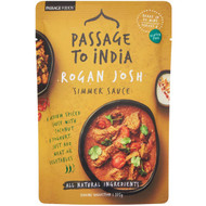 5 PACK of Passage To India Simmer Sauce Rogan Josh 375g