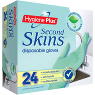 5 PACK of Hygiene Plus Econd Skin Gloves Disposable 24 pack