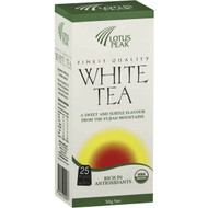5 PACK of Lotus Peak White Tea Bags 25pk 50g