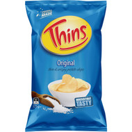 5 PACK of Thins Chips Original 175g