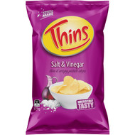 5 PACK of Thins Chips Salt & Vinegar 175g