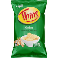 5 PACK of Thins Chips Chicken 175g