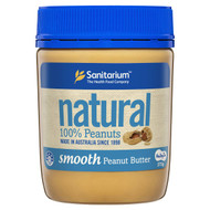 5 PACK of Sanitarium Peanut Butter Smooth Natural 375g