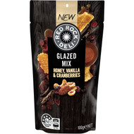 5 PACK of Red Rock Deli Nuts - Glazed Mix Honey, Vanilla & Cranberries 100g