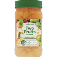 5 PACK of WW Two Fruits In Juice In Juice 695g
