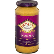 5 PACK of Patak's Korma Curry Simmer Sauce Sauce 450g