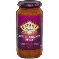 5 PACK of Patak's Spicy Butter Chicken Simmer Sauce 450g