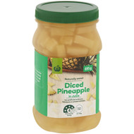 5 PACK of WW Diced Pineapple In Juice 695g