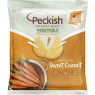 5 PACK of Peckish Rice Crackers With Sweet Carrot Multibag 6 pack
