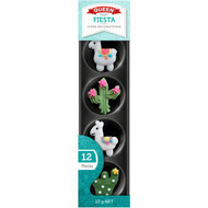 5 PACK of Queen Fiesta Icing Decorations  13g