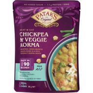 5 PACK of Patak's Butter Chickpeas & Veggies Heat & Eat 285g