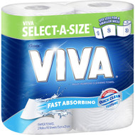 5 PACK of Viva Select A Size Paper Towel White 2 pack