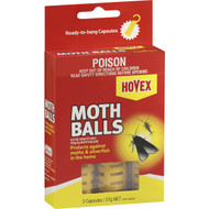 5 PACK of Hovex Insect Control Moth Balls 27g
